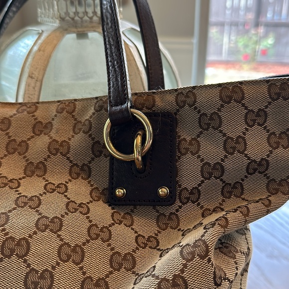 Gucci GG monogram canvas tote bag with COA - Picture 5 of 17
